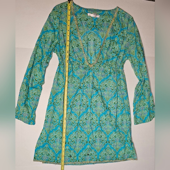 [Victoria's Secret] Floral Tunic/Cover-Up Cinched Tie Below Bust《M/L》 - Picture 10 of 16